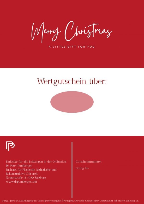 Wertgutschein "Merry Christmas"