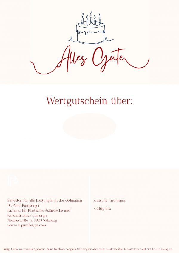 Wertgutschein "Alles Gute"