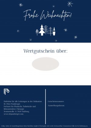 Wertgutschein "Frohe Weihnachten"