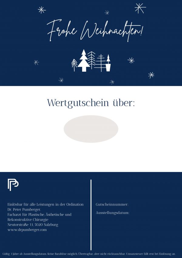 Wertgutschein "Frohe Weihnachten"