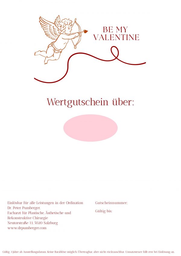 Wertgutschein "Be My Valentine"