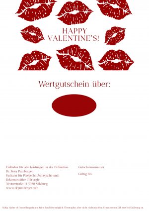 Wertgutschein "Happy Valentine's"
