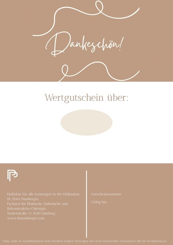 Wertgutschein "Dankeschön!"